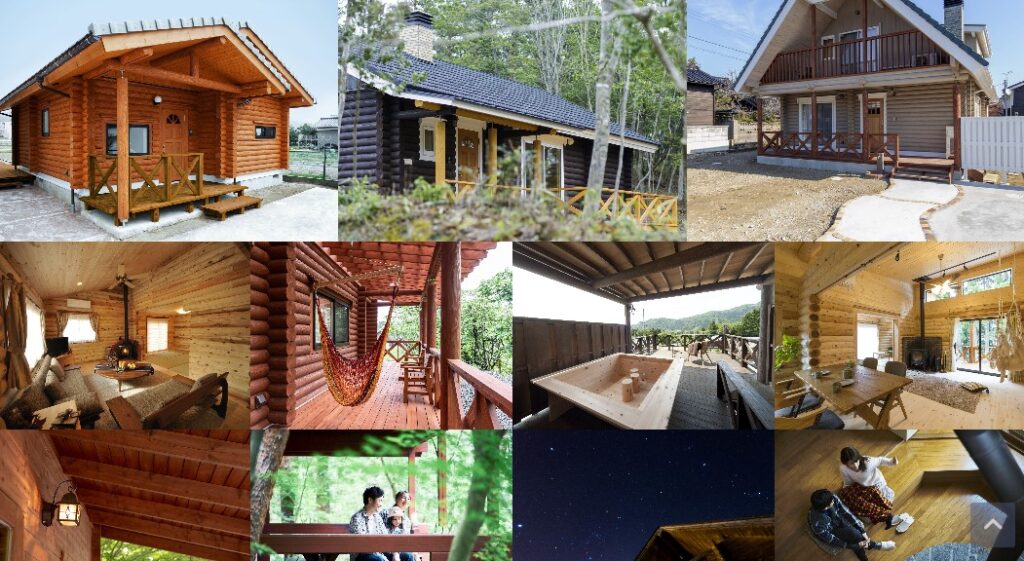 ログハウスの施工事例